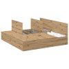 Postelový rám s úložným prostorem Artisan Oak 200x200 cm 3335364