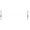 Plotové sloupky 44 ks U-Channel Zelené 80 cm Ocel 3335911