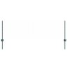 Plotové sloupky 22 ks U-Channel Zelená 100 cm Ocel 3335914