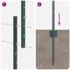 Sloupky plotu 22 ks U-Channel Zelený 200 cm Ocel 3335924