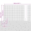 Evropský plot s 5 U sloupky Zelený 1.4x10 m Ocelový 3335969
