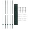 Euro plot s 5 U sloupky Zelený 1.5x10 m Ocelový 3335970