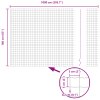 Euro plot s 5 U sloupky Zelený 1.6x10 m Ocel 3335971