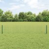 Evropské oplocení se 5 U sloupky Zelené 0,4x10 m Kov 3335972