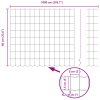 Euro plot s 5 U sloupky Zelený 0.6x10 m Ocelový 3335973