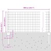 Euro plot s 5 U sloupky Zelený 0.6x10 m Ocelový 3335973