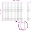 Euro plot se 5 U sloupky Zelený 1x10 m Ocel 3335975