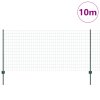 Euro plot se 5 U sloupky Zelený 1x10 m Ocel 3335975