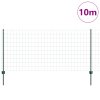 Euro plot se 5 U sloupky Zelený 1x10 m Ocel 3335991