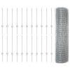 Svařovaný drátěný plot s 22 U sloupky Stříbrná 0.6x50 m Ocel 3336388