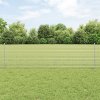 Svařovaný drátěný plot s 22 U sloupky Stříbrná 0.6x50 m Ocel 3336388