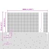 Svařované drátěné oplocení se 44 U sloupky Stříbrná 0.8x100 m Ocel 3336424