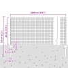 Svařovaný drátěný plot s 44 U sloupky Stříbrný 0.8x100 m Ocel 3336426