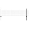 Set drátěného plotu na kuřata Sada 2 Šedá Ocel, PVC 25 x 0.5 m 3336588
