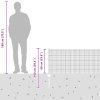 Svařovaný plot s 22 U sloupky Šedý 0.6x50 m Ocel 3336626