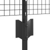 Svařovaný plot s 22 U sloupky Šedý 0.6x50 m Ocel 3336626