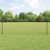 Sada zahradních plotů Sada 2 Šedá Ocelová mřížka 25 x 0.5 m plot 3336845