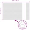 Zahradní plot Sada 2 Šedý Kov 25 x 1 m Odolný Kovový plot 3336857