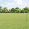 sada kovových zahradních plotů Sada 2 Šedá, Černá Kov 25 x 1,2 m 3336863