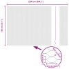 set oplocení zahrady Set 2 Šedá Ocel 1,5 m široký, 25 m dlouhý 3336869