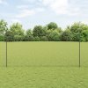 Zahradní plot Sada 2 Šedý Práškově lakovaná ocel 25 x 1.5 m 3336870