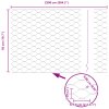 Sada zahradního plotu Sada 2 Pozinkovaná ocel 25 x 0.5 m Odolná 3336989