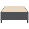 Boxspring Postel Tmavě Šedá 80x200 cm Manšestr 3337378