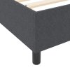 Boxspring Postel Tmavě Šedá 80x200 cm Manšestr 3337378