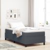 Boxspring Postel Tmavě Šedá 80x200 cm Manšestr 3337378