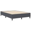 Boxspring postel tmavě šedá 160x200 cm z kordurového materiálu 3337418