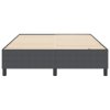 Boxspring postel tmavě šedá 160x200 cm z kordurového materiálu 3337418