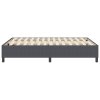 Boxspring postel tmavě šedá 160x200 cm z kordurového materiálu 3337418