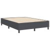Boxspring postel tmavě šedá 160x200 cm z kordurového materiálu 3337418