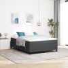Boxspring postel tmavě šedá 160x200 cm z kordurového materiálu 3337418