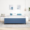Postel s boxspringem s matrací modrá super king kordový materiál 3337480