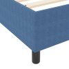 Postel s boxspringem s matrací modrá super king kordový materiál 3337480