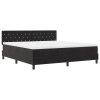 Boxspring postel s matrací Černá Super King Samet 3339124