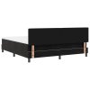 Boxspring postel s matrací Černá Super King Samet 3339124