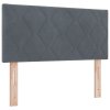 Postel s matrací Box Spring Tmavě šedá Jednolůžko Velvet 3339207