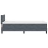 Postel s matrací Box Spring Tmavě šedá Jednolůžko Velvet 3339207