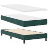 Postel s matrací Box Spring Tmavě zelená Jednolůžko Velur 3339209
