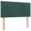 Postel s matrací Box Spring Tmavě zelená Jednolůžko Velur 3339209