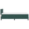 Postel s matrací Box Spring Tmavě zelená Jednolůžko Velur 3339209