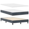 Box Spring Bed s matrací Tmavě šedá 120x200 cm Samet 3339231