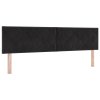 Boxspring postel s matrací černá super king samet 3339256