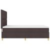 Boxspring postel s matrací Tmavě hnědá 140x190 cm Textil 3339619