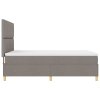 Postel se zásuvkou a matrací taupe 140x190 cm z tkaniny 3339697