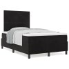 Postel s matrací Box Spring Černá 120x200 cm Samet 3339826