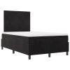 Postel s matrací Box Spring Černá 120x200 cm Samet 3339826