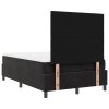Postel s matrací Box Spring Černá 120x200 cm Samet 3339826